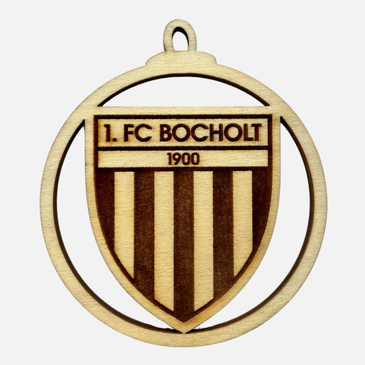 Weihnachtsbaum-Anhänger - FC-Wappen „natur“