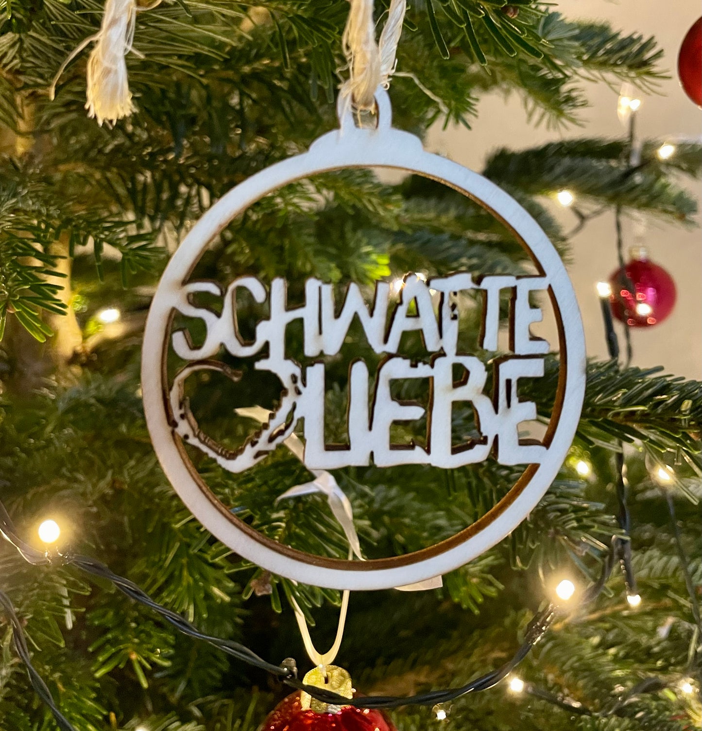 Weihnachtsbaum-Anhänger - Schwatte Liebe „Natur“