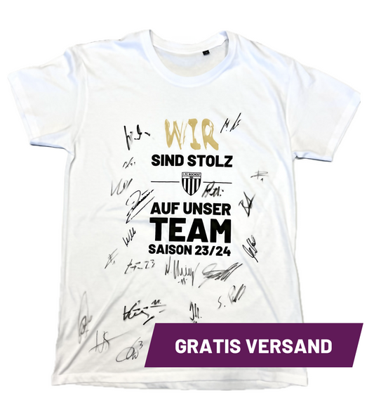 T-Shirt Saison 23/24 mit ORIGINAL-Unterschriften