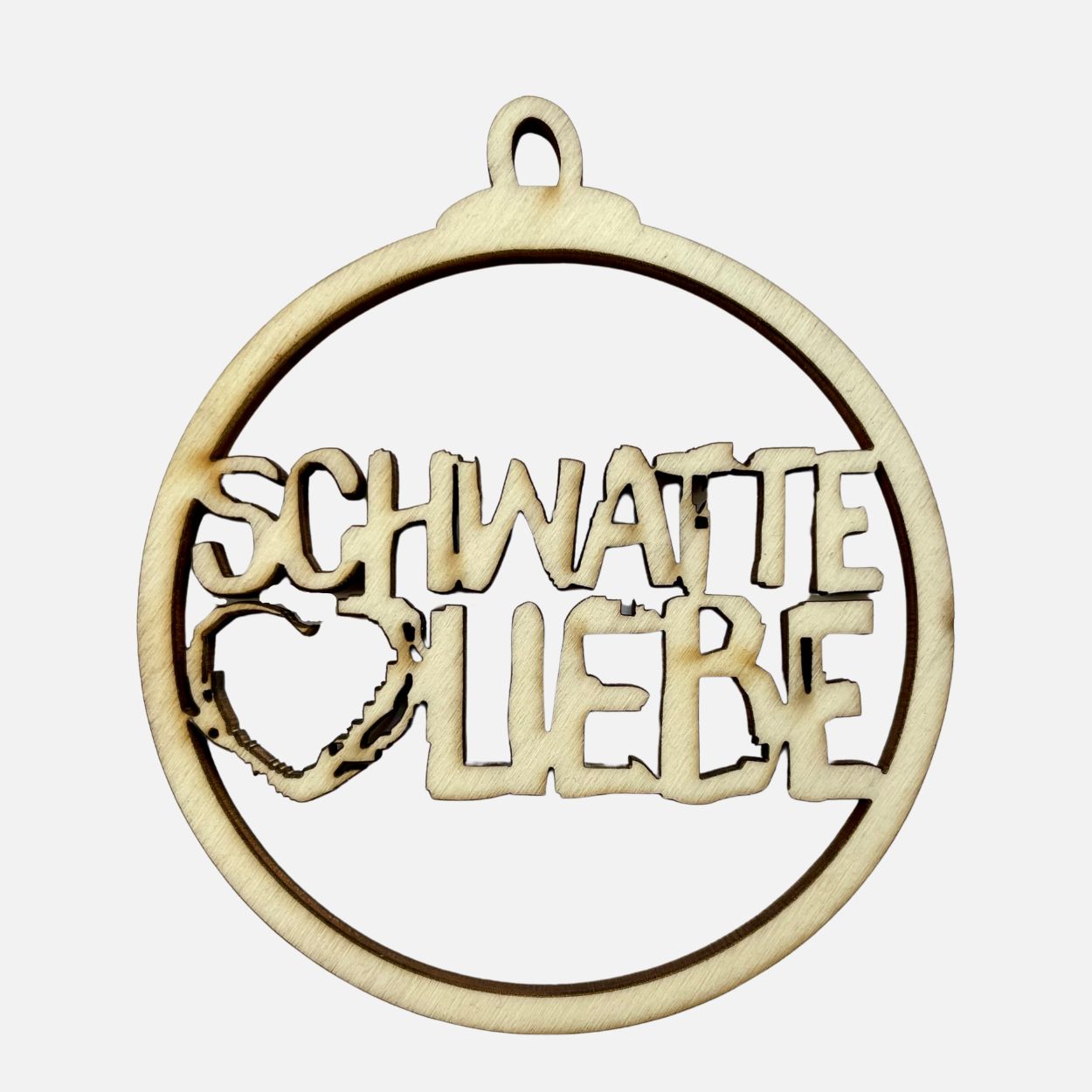 Weihnachtsbaum-Anhänger - Schwatte Liebe „Natur“